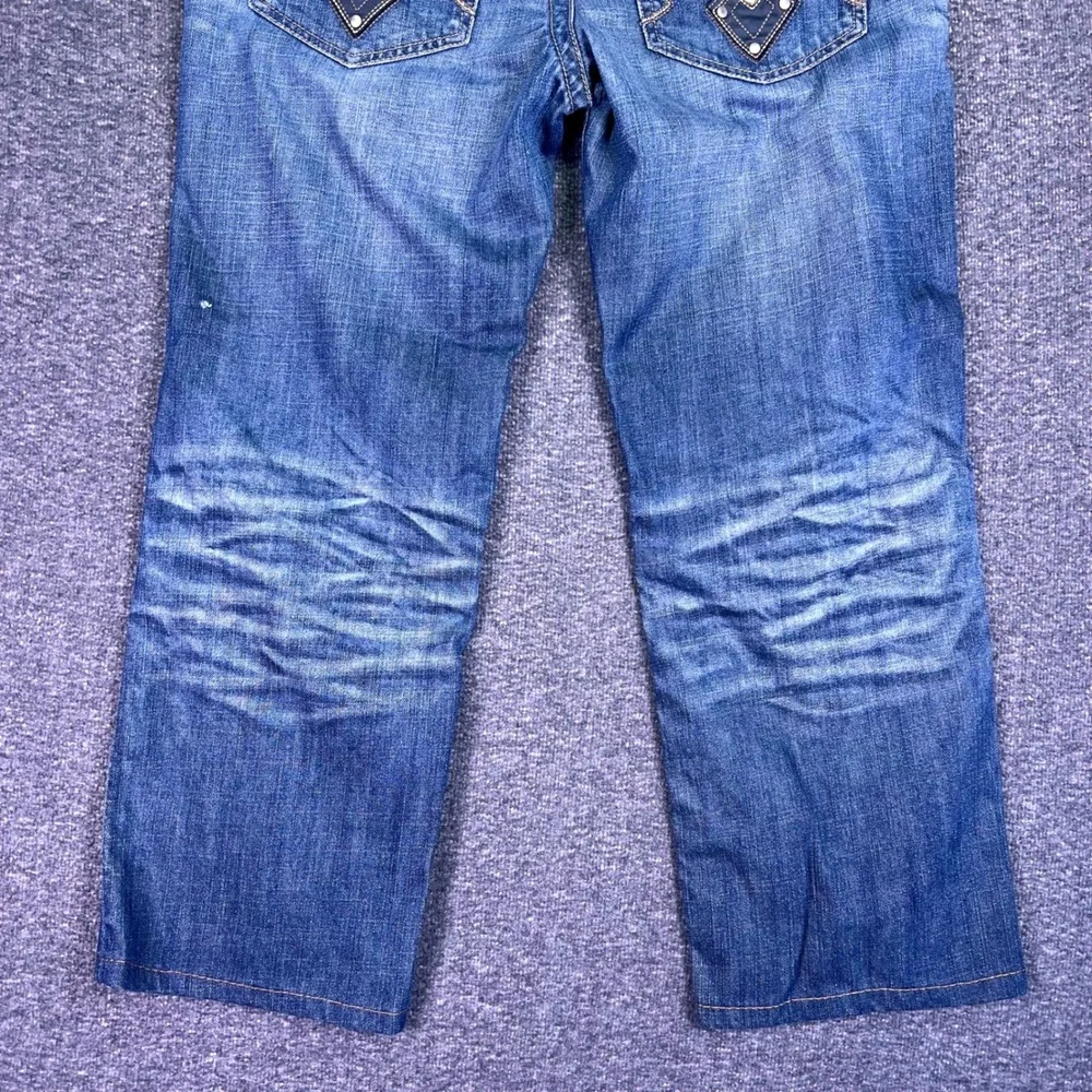 Marc Ecko Jeans Mens 33 Standard Y2K Streetwear Embroidered Hip Hop Baggy Grunge